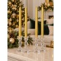 Set 4 Candele Lisce Oro da 30 cm