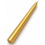 Set 4 Candele Lisce Oro da 30 cm