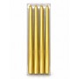 Set 4 Candele Lisce Oro da 30 cm
