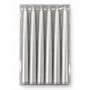 Set 6 Candele Lisce Silver da 20 cm