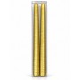 Set 2 Candele Graffiate da 25 cm Oro