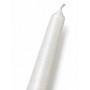 Set 2 Candele Graffiate da 25 cm Bianche
