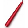 Set 2 Candele Graffiate da 25 cm Rosse