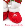 Pupazzo di Neve con Sax H. 35 cm Luminoso, con Movimento e Musicale