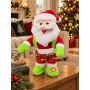 Babbo Natale con Sax H. 35 cm Luminoso, con Movimento e Musicale