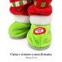 Babbo Natale con Sax H. 35 cm Luminoso, con Movimento e Musicale
