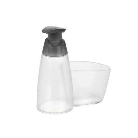 Tescoma Dispenser per sapone/detergente 350 ml, con portaspugna "Cleankit"