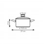 Tescoma Casseruola con coperchio Ø16 cm 1,5 lt "Presto"
