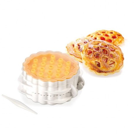 Tescoma Forma Crostatine, 3 Decori “Delicia”