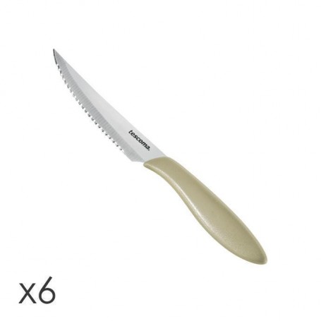 Tescoma Coltello Bistecca, 12 cm 6 pz tortora "Presto"