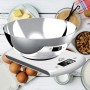 DCG Bilancia elettronica da cucina con ciotola in Acciaio Inox