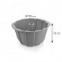 Tescoma Stampo Ciambella Alto, Spicchi Ø 23 Cm "Delicia Siliconprime"