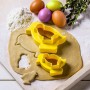 Tescoma Tagliabiscotti Doppio Taglio Pulcini, 4 Misure "Delicia"