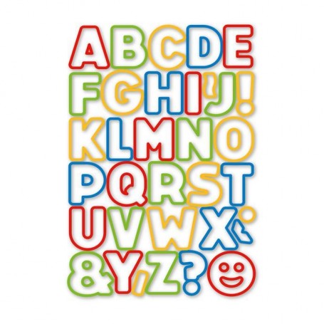 Tescoma Tagliabiscotti Alfabeto, 34 Pz "Delicia Kids"