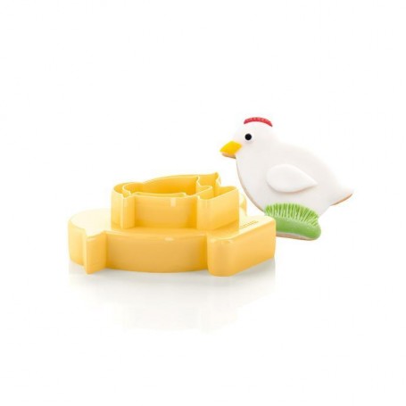 Tescoma Tagliabiscotti Doppio Taglio Pulcini, 4 Misure "Delicia"