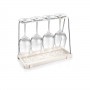 Tescoma porta calici con sgocciolatoio 330 x 148 mm "Flexispace"
