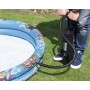 Bestway Pompa manuale per gonfiare e sgonfiare"Air Hammer", con 3 adattatori inclusi, 3.5L, Nero, 48 cm (Art.62030)