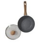 AD Trend Padella Ø28 cm con coperchio in vetro "Stone"