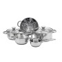 Casacollection Batteria da cucina acciaio inox 8 pz "Fascinosa"