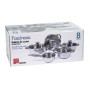 Casacollection Batteria da cucina acciaio inox 8 pz "Fascinosa"