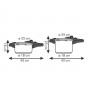 Tescoma Set di Pentole a pressione 4,0 lt + 6,0 lt "Presto Duo"