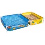 Bestway Piscina gioco rettangolare e box sabbia combinati per bambini (213x122x30.5)cm (Art.561CF)