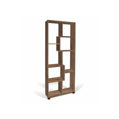 Modulo Libreria Art.114 (70x24x178)cm, noce