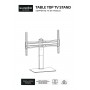 Superior Supporto TV universale da tavolo, per TV da 37" a 70" fino a 40Kg (art.SUPSTV020)