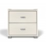 Comodino Art.121 2 Cassetti, bianco nordico