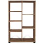 Modulo Libreria Art.110 (80x24x126,5)cm, noce