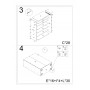 Scarpiera Art.105 2 Ante e 1 Cassetto (63x33x95)cm, bianco nordico