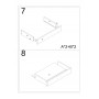 Scarpiera Art.105 2 Ante e 1 Cassetto (63x33x95)cm, bianco nordico