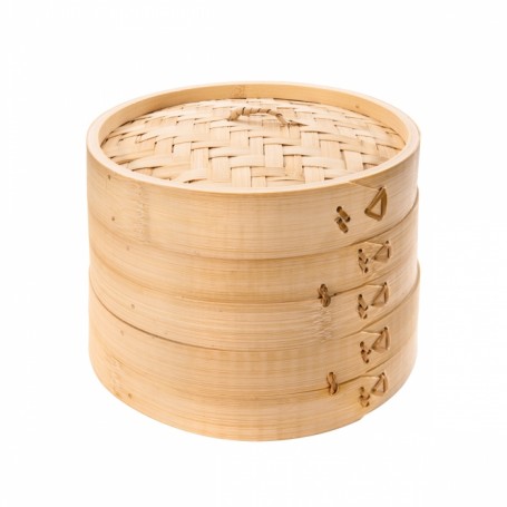 Tescoma Cuocivapore in Bamboo, due cestelli Ø20cm "Nikko"