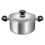 Tescoma Casseruola con coperchio ø 24 cm, 5 lt "Brava"