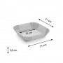 Tescoma Carta forno quadrata per friggitrice ad aria DELÍCIA ø 16x16 cm, 50 pz