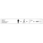 Spogliatoio "Easy 170/1.31/SP" in resina con serratura - 1 Anta e 1 Ripiano inferiore (39x39xH.175)cm, grigio