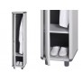 Spogliatoio "Easy 170/1.31/SP" in resina con serratura - 1 Anta e 1 Ripiano inferiore (39x39xH.175)cm, grigio