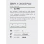 Serra a 5 piani con ruote e copertura in PVC (L.69xP.49xH.200)cm