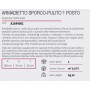 Armadietto "Sporco/Pulito" 1 Posto in lamiera d'acciaio (L.36xP.50xH.180)cm, grigio