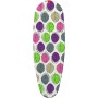 Rayen Copri asse da stiro - 100% Cotone cat. Basic e singola spugna - Taglia Universale (126x40)cm, bianco e foglie
