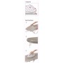 Rayen Copri asse da stiro - 100% Cotone cat. Basic Plus e doppia spugna - Taglia Universale (126x40)cm, stelle e strisce